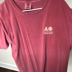 comfort colors alpha phi t shirt